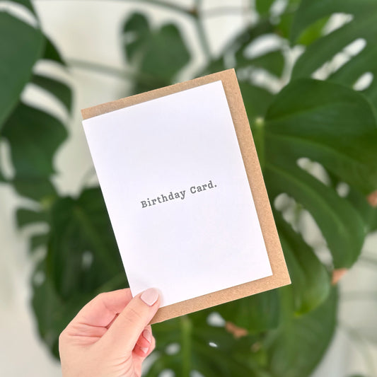 'Birthday Card.' Greetings Card