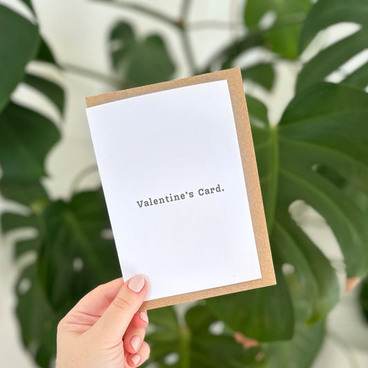 'Valentine's Card.' Greetings Card