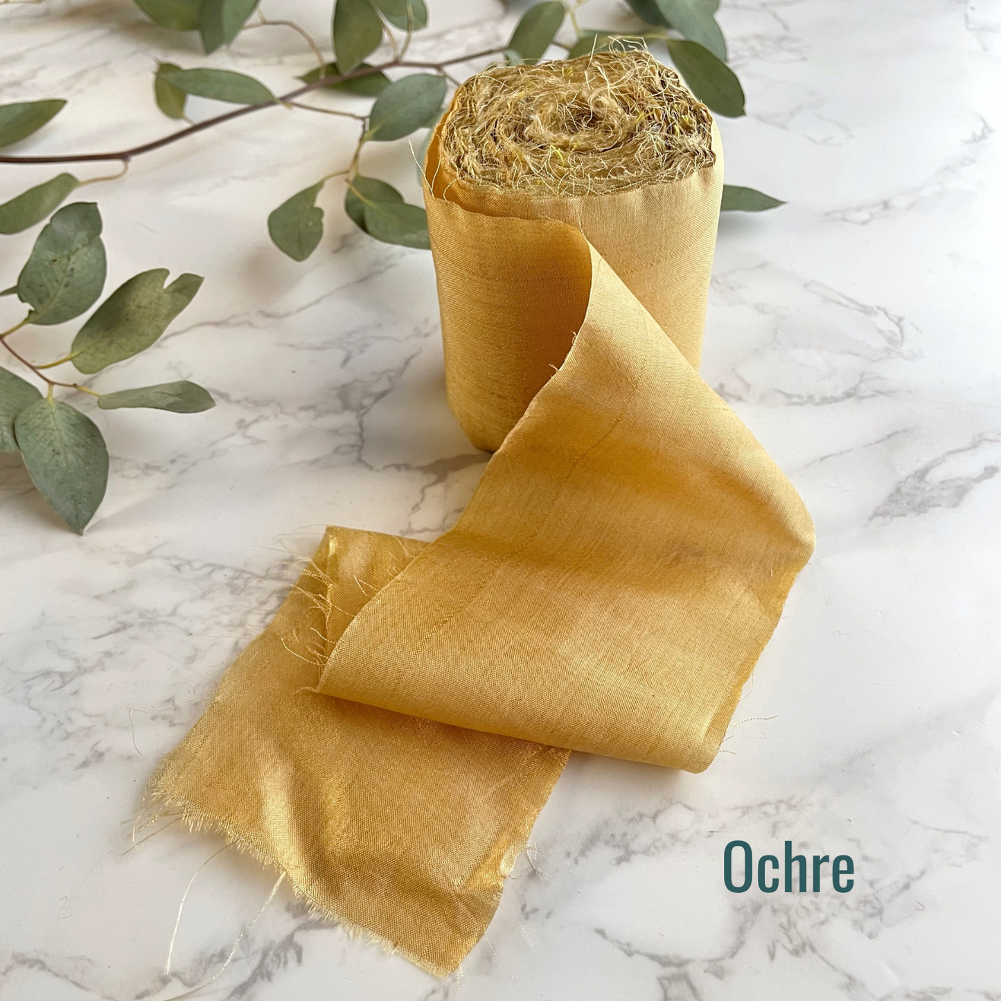 Recycled WIDE Sari Silk Ribbon Rolls