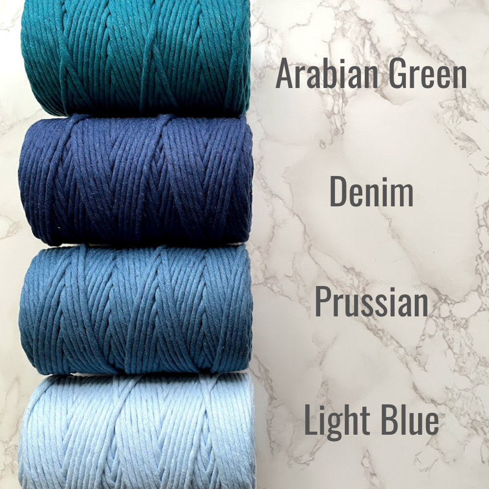 Recycled 5mm Cotton String - Denim Navy