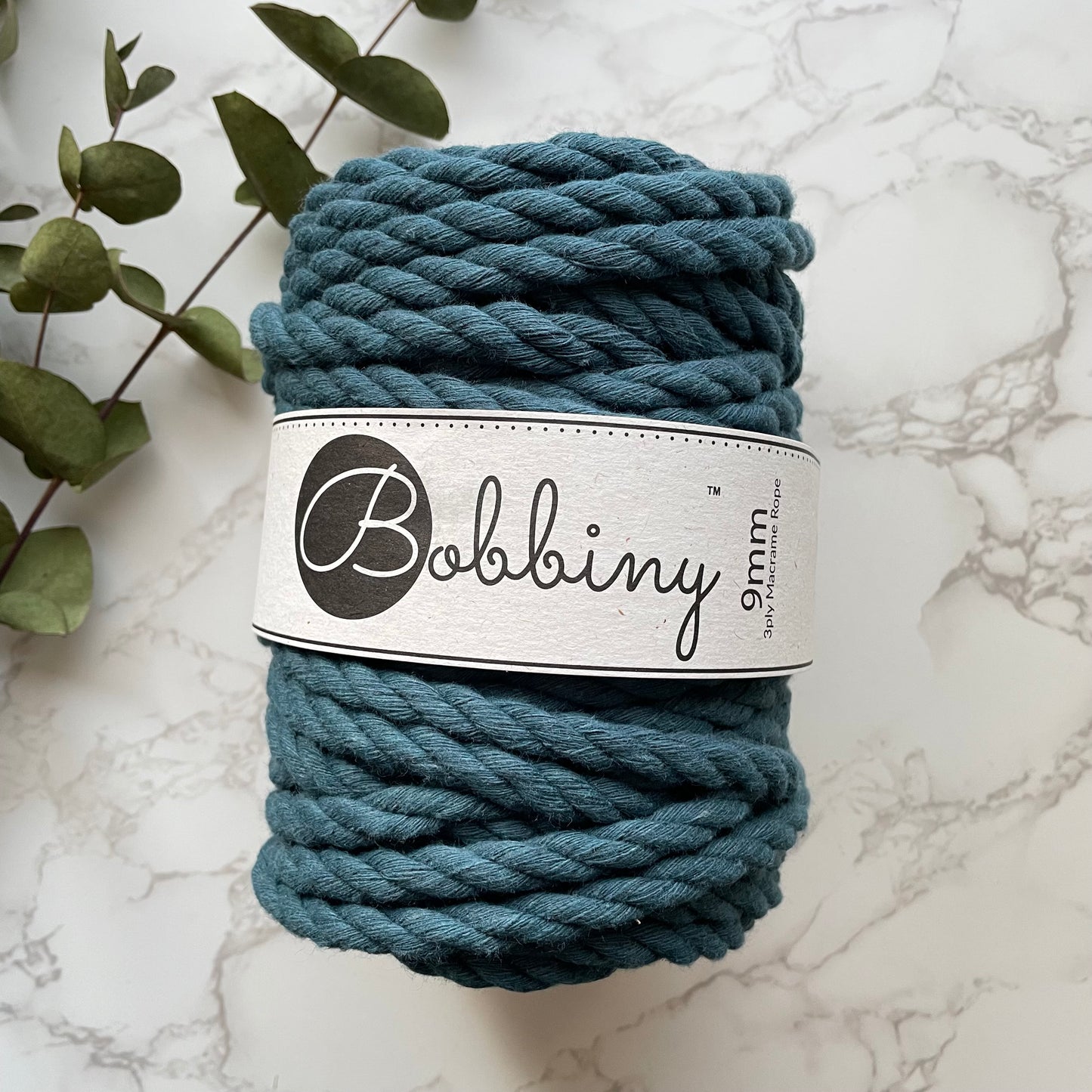 Bobbiny 9mm Cotton 3ply Rope