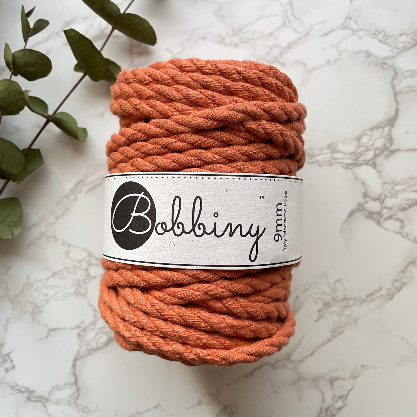 Bobbiny 9mm Cotton 3ply Rope