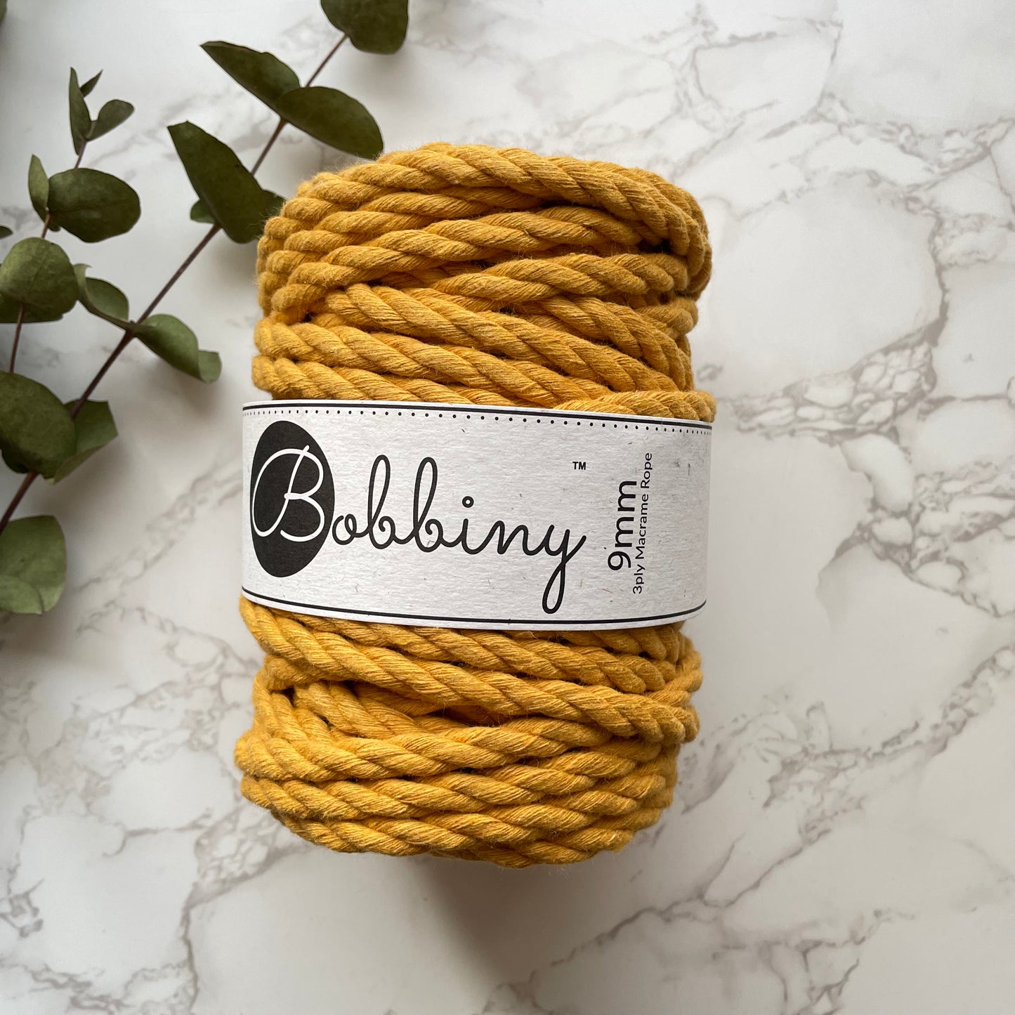 Bobbiny 9mm Cotton 3ply Rope