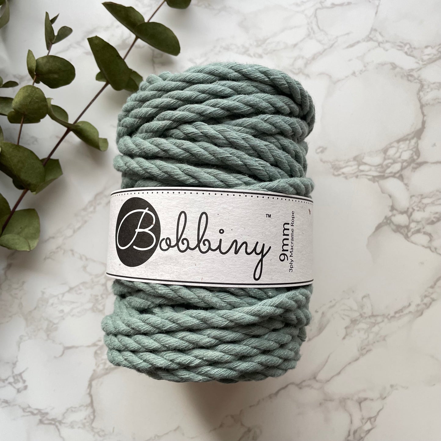 Bobbiny 9mm Cotton 3ply Rope
