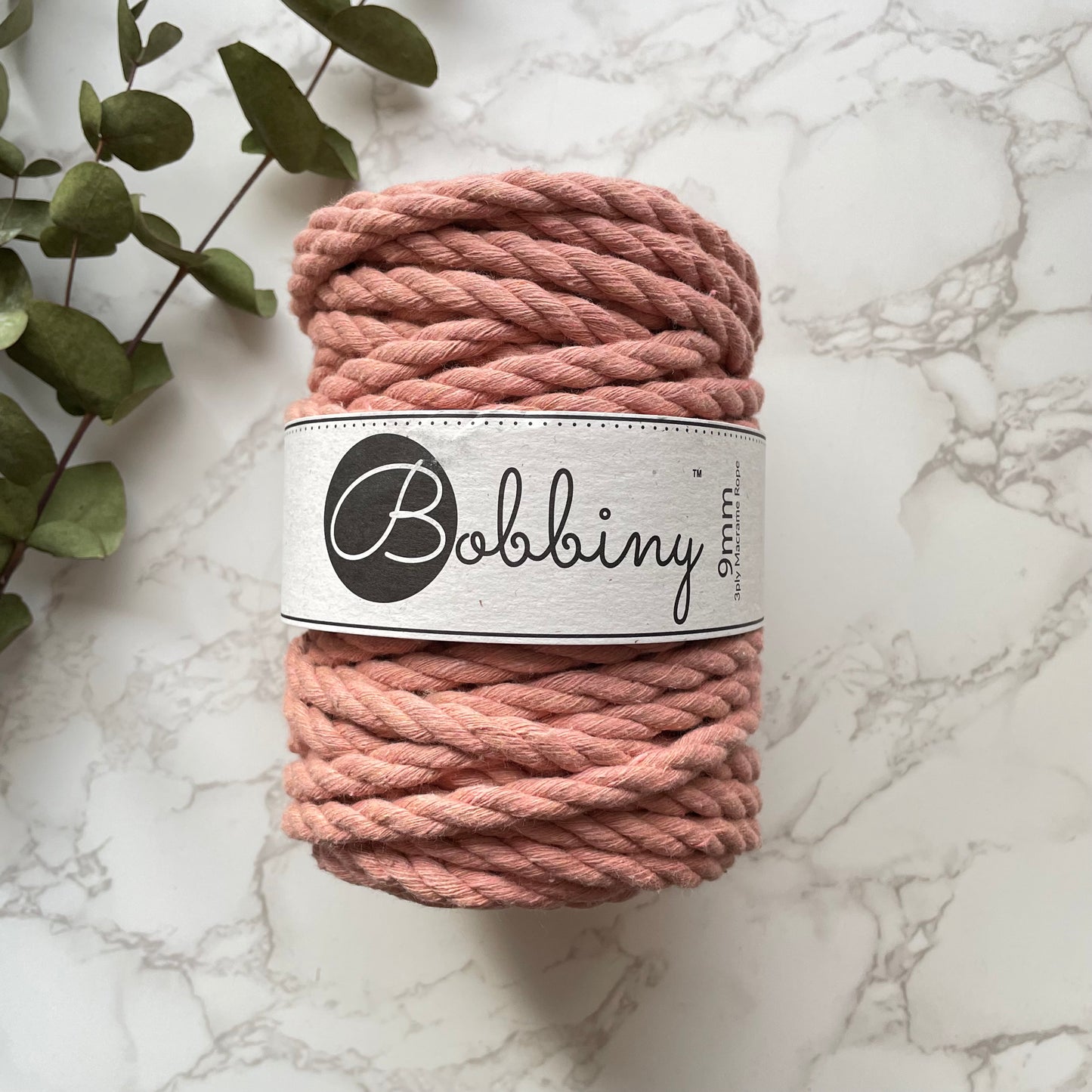 Bobbiny 9mm Cotton 3ply Rope