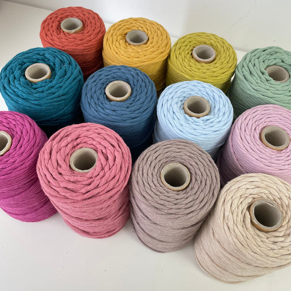 Recycled 5mm Cotton String - Light Blue