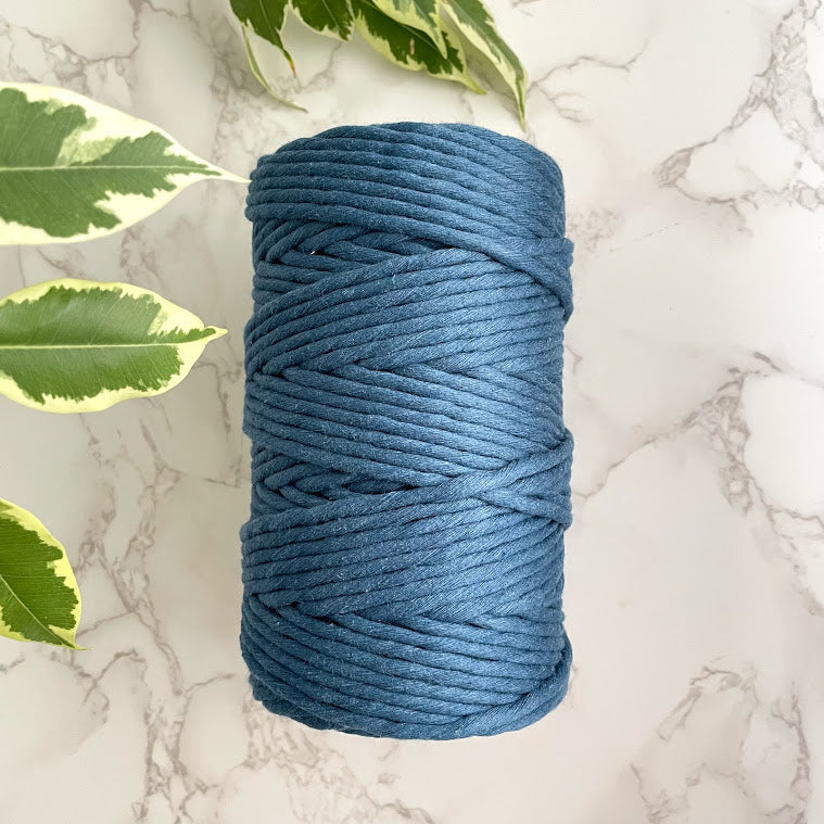 Recycled 5mm Cotton String - Prussian