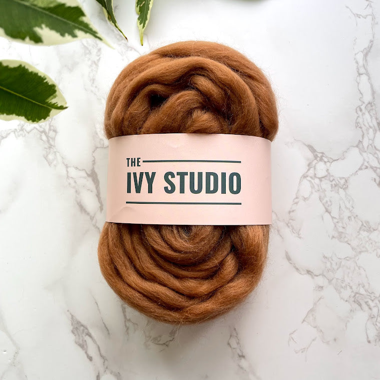 Fine Merino Wool Top Roving - Alder