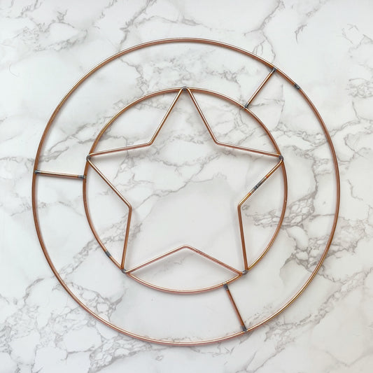 Star Wreath Metal Frame