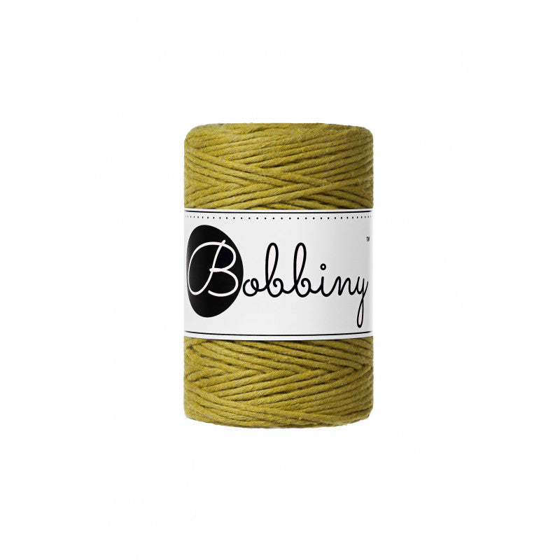 Bobbiny 1.5mm 'Golden Kiwi ' Cotton String - 100m