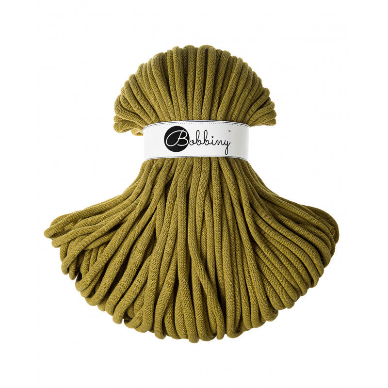 Bobbiny JUMBO 9mm 'Kiwi' Cotton Braided Cord