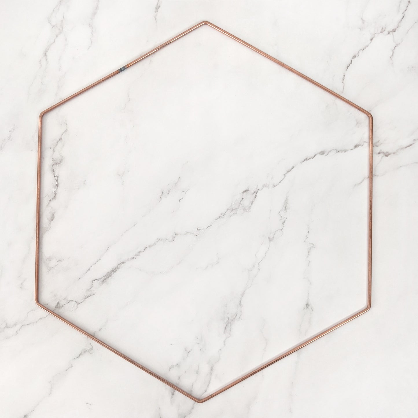 Metal Hexagon Frame - 6" / 9" / 12" / 16"