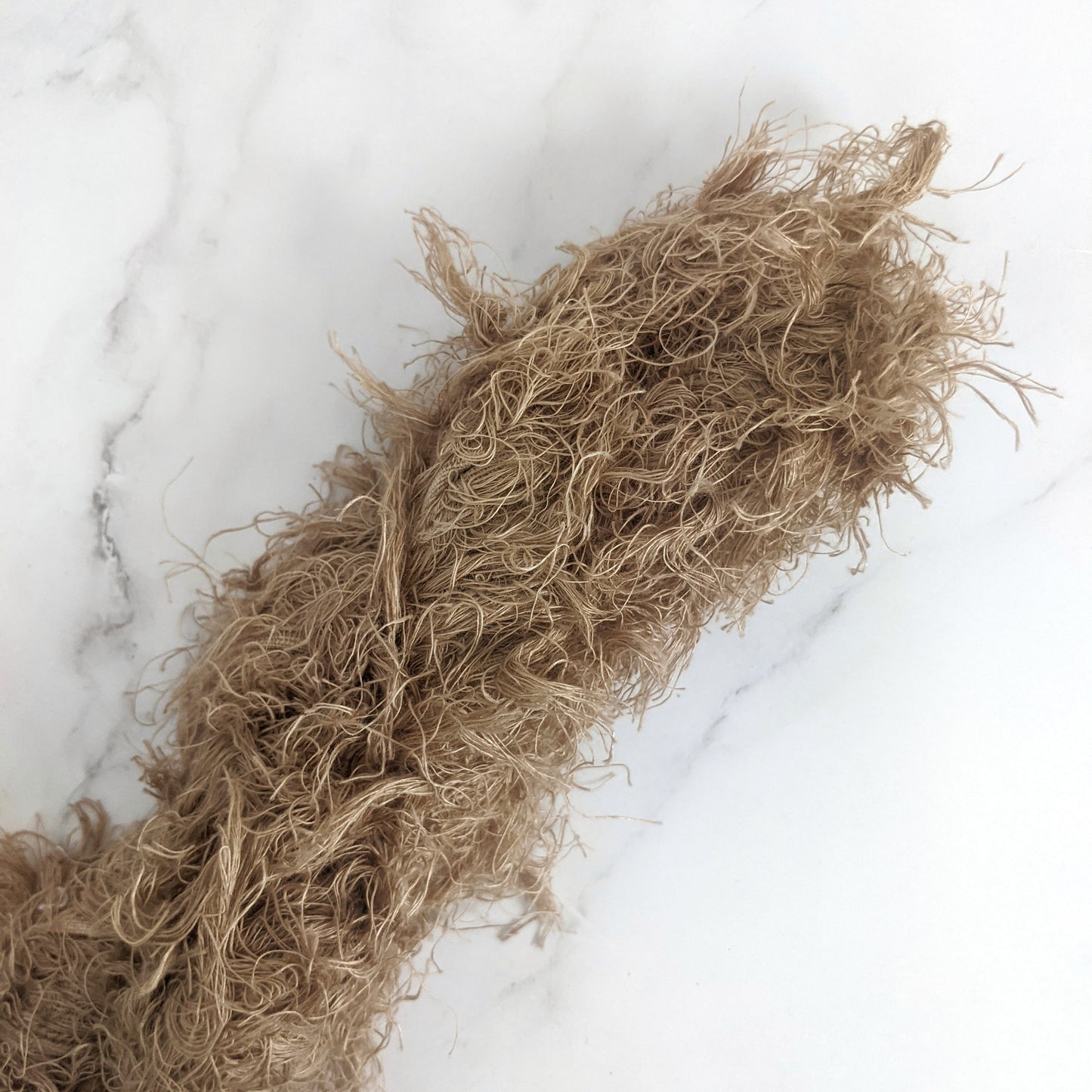 Linen Frizz Ribbon - Tan