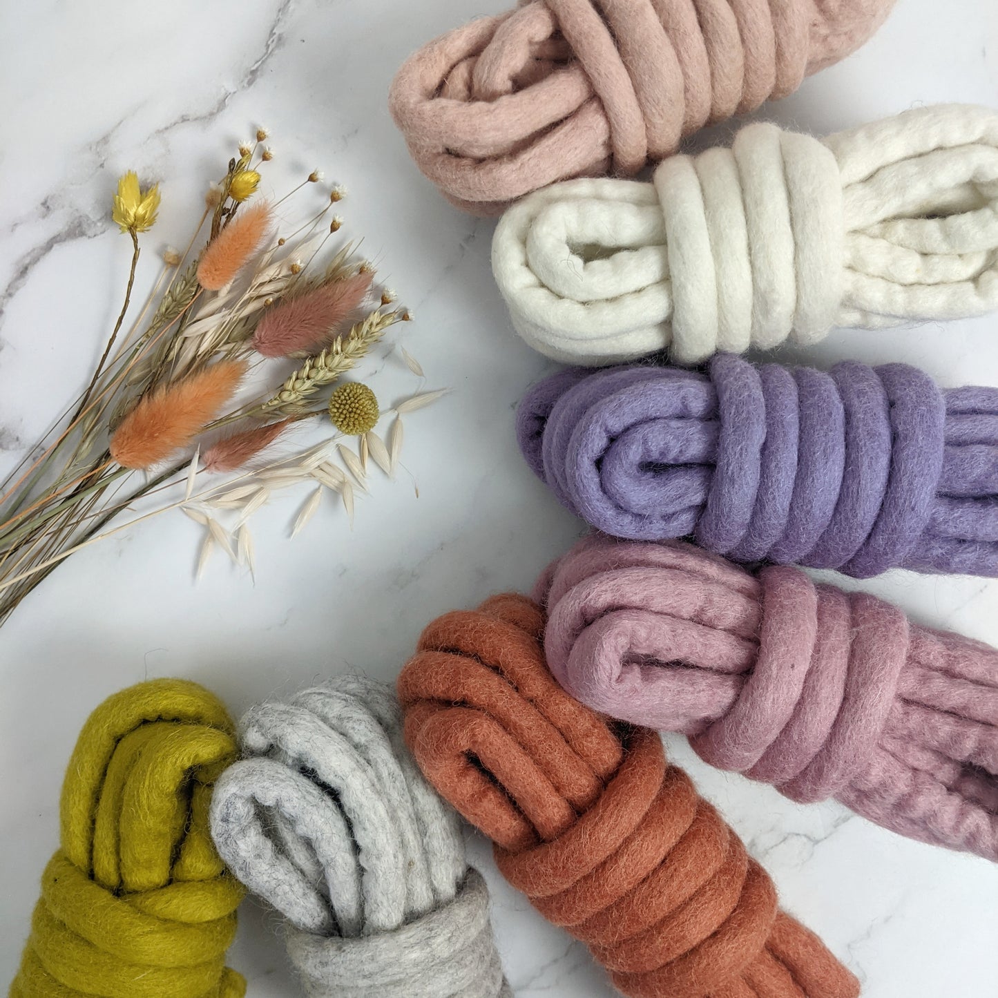 Felted Wool Yarn - Extra Chunky 15mm