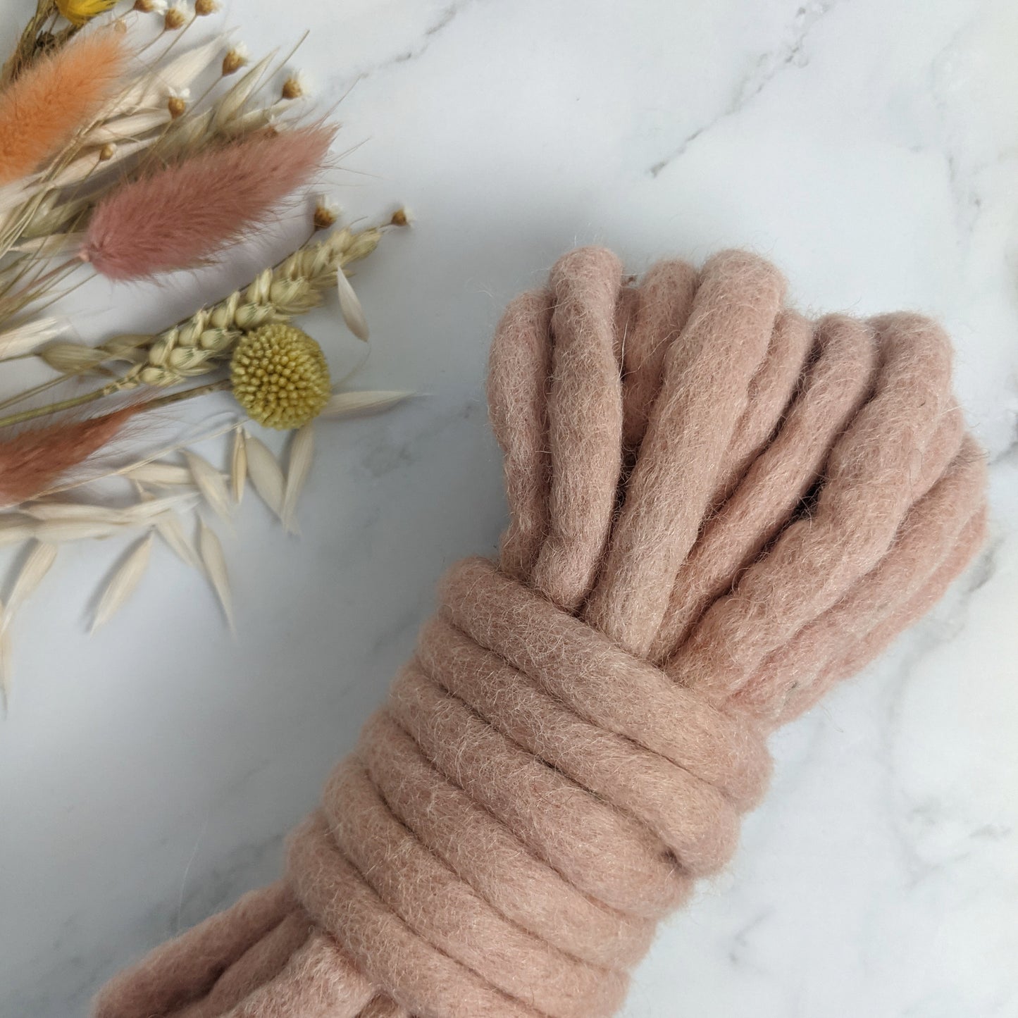 Felted Wool Yarn - Chunky 10mm