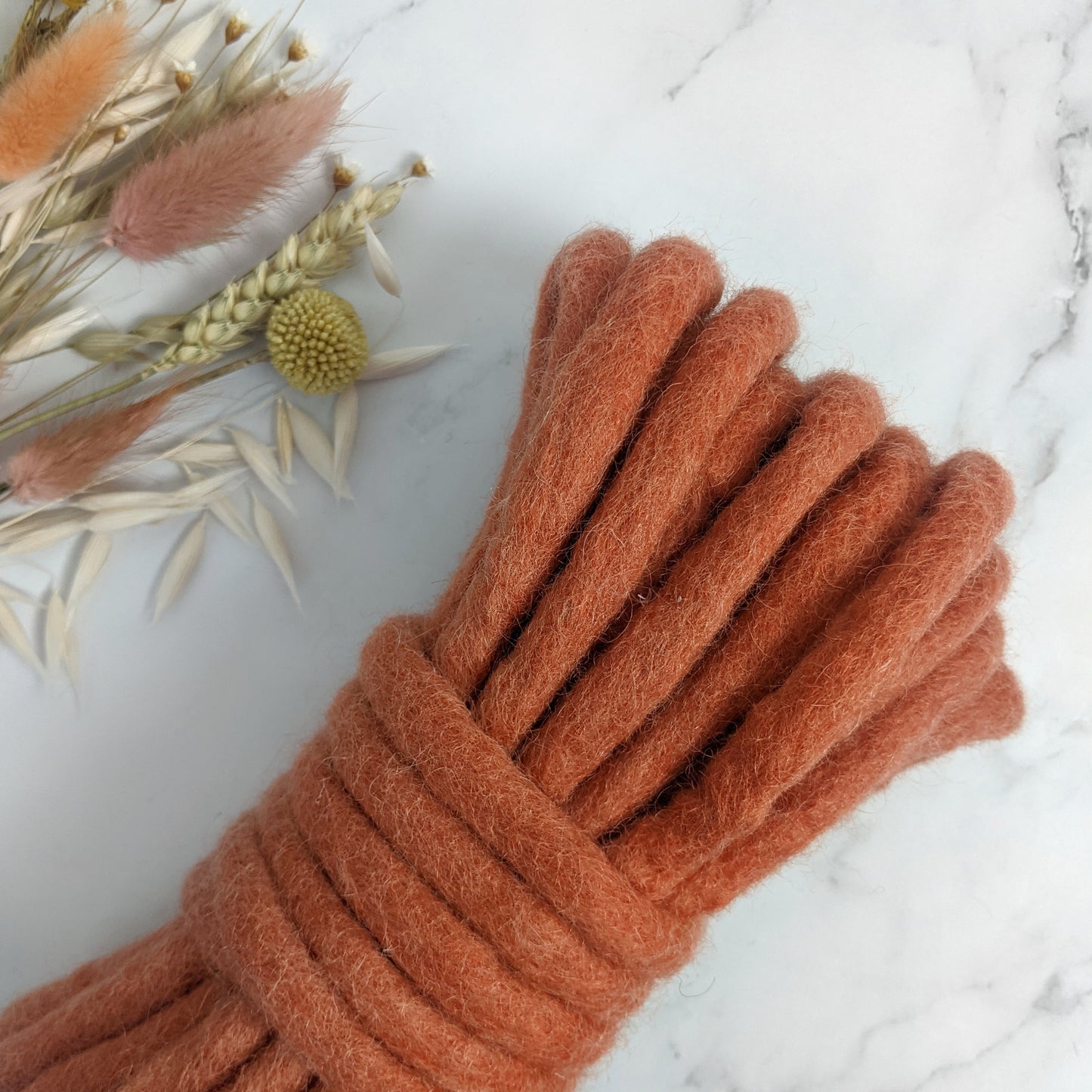 Felted Wool Yarn - Chunky 10mm