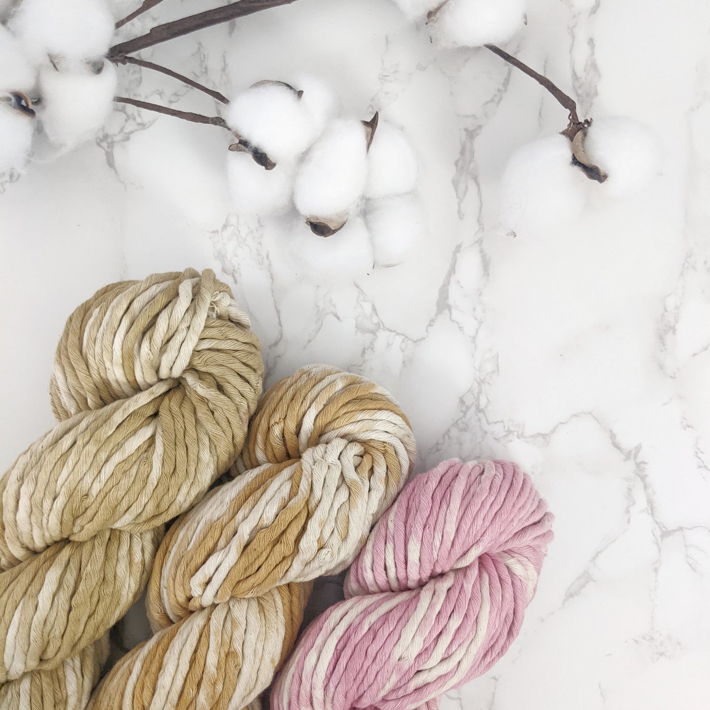 Shibori Tye Dye Painted 5mm Cotton String