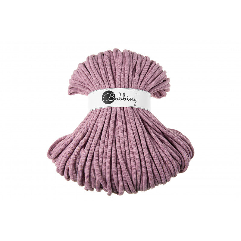Bobbiny JUMBO 9mm 'Dusty Pink' Cotton Braided Cord