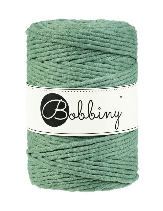 Bobbiny 5mm 'Eucalyptus Green' Cotton String - 100m