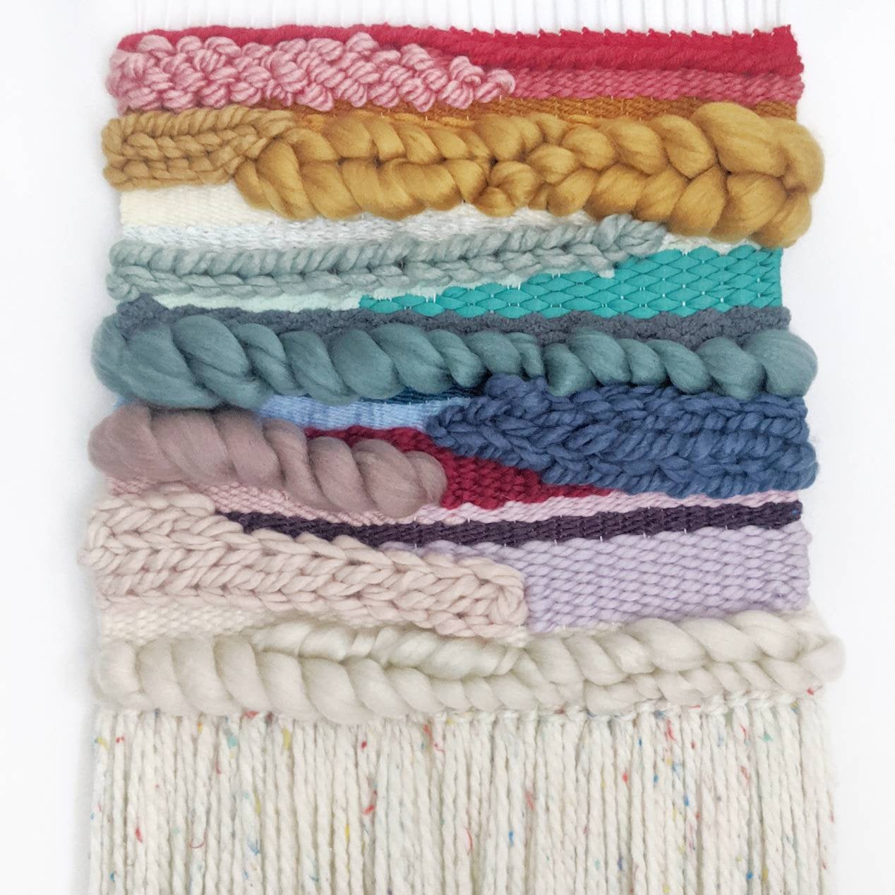 Rainbow Woven Wall Hanging - Wall Art - Weave