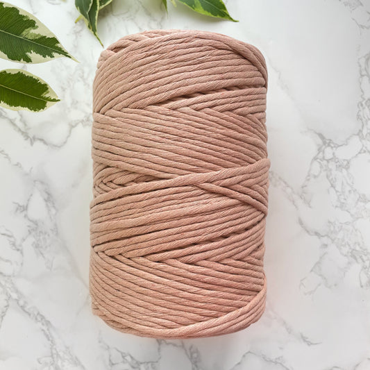 5mm Cotton String - Antique Peach