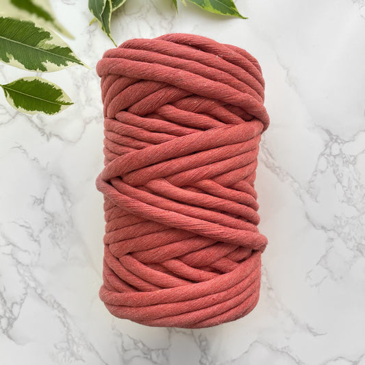 9mm Cotton String - Cinnamon Red