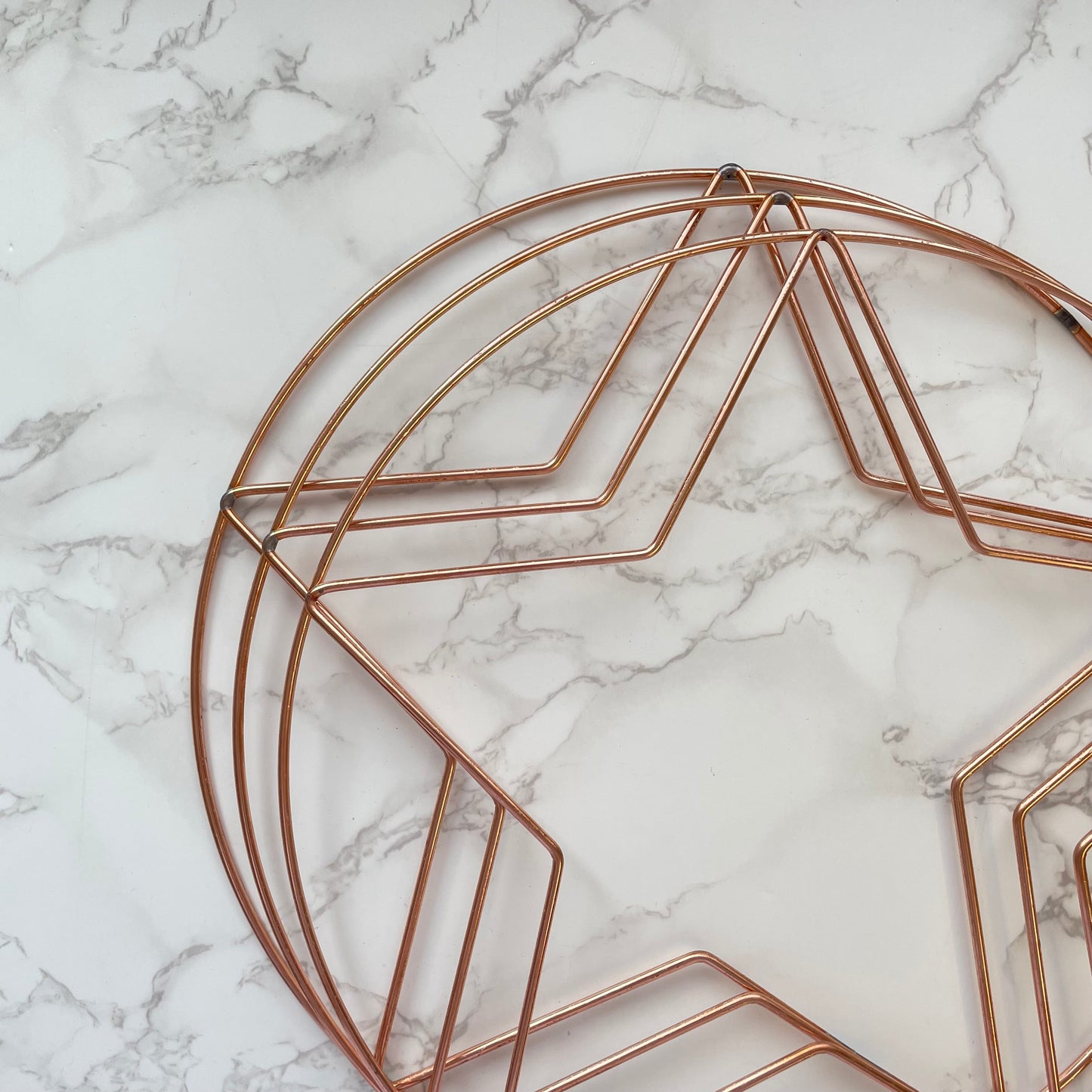 Star Circle Metal Frame