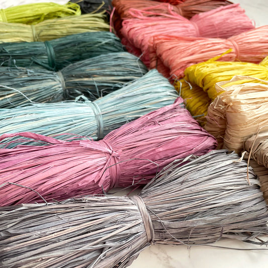 Raffia Ribbon Hanks - 21 Colours
