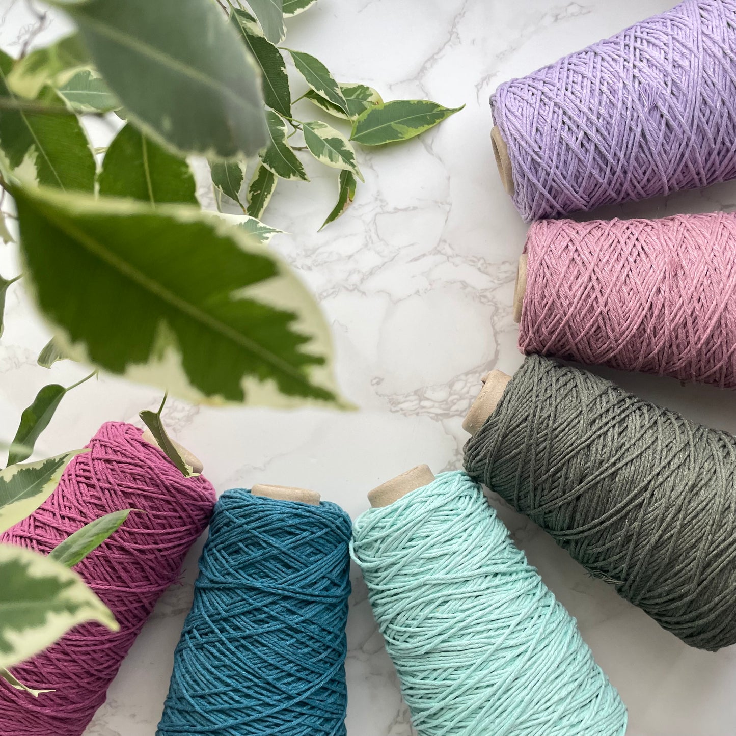 1.5mm Recycled Cotton String- Dusty Rose