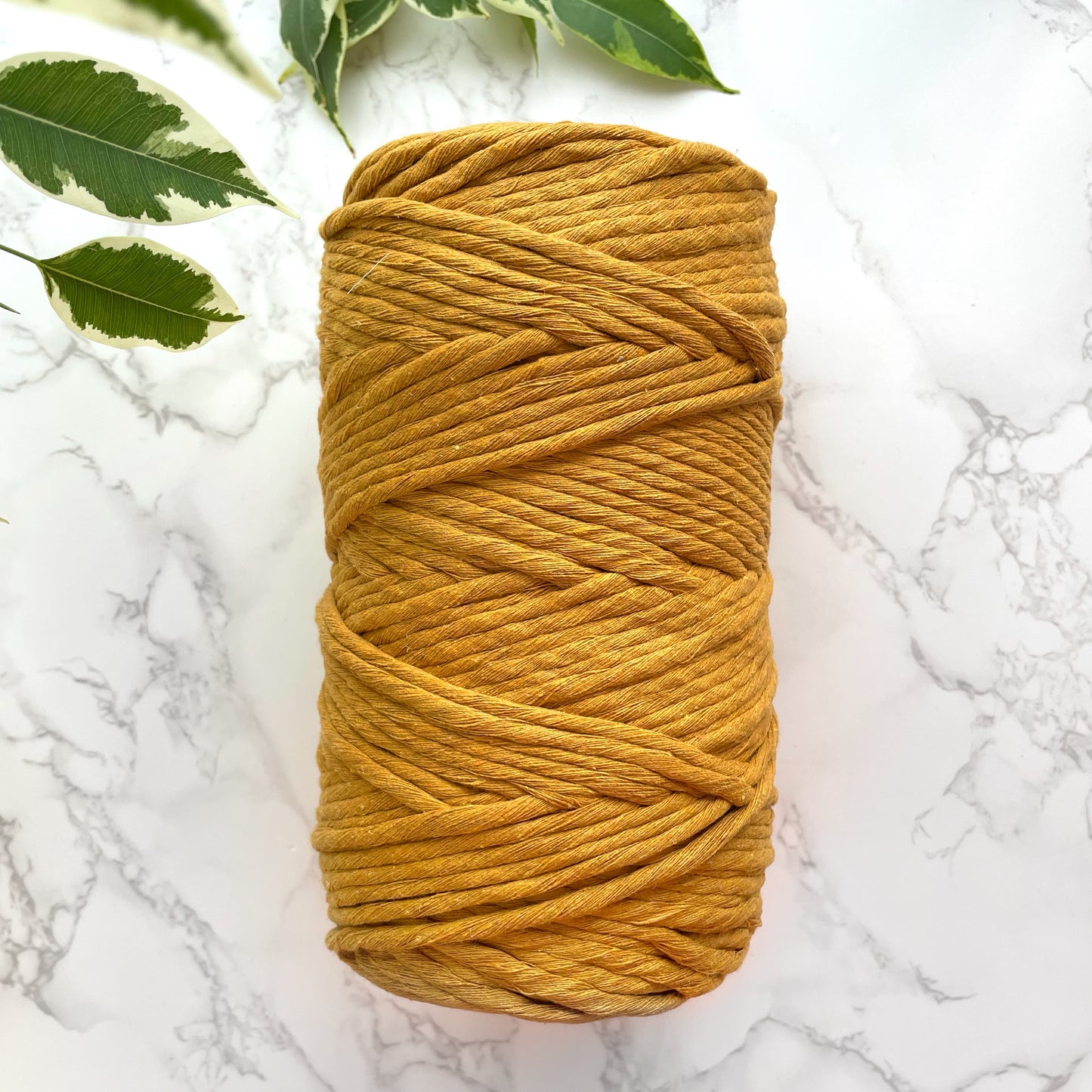 5mm Cotton String - Mustard