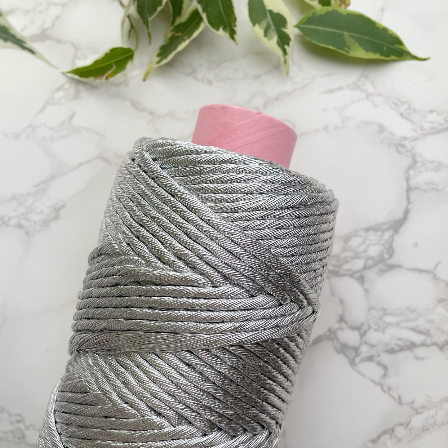 5mm Metallic String - Silver