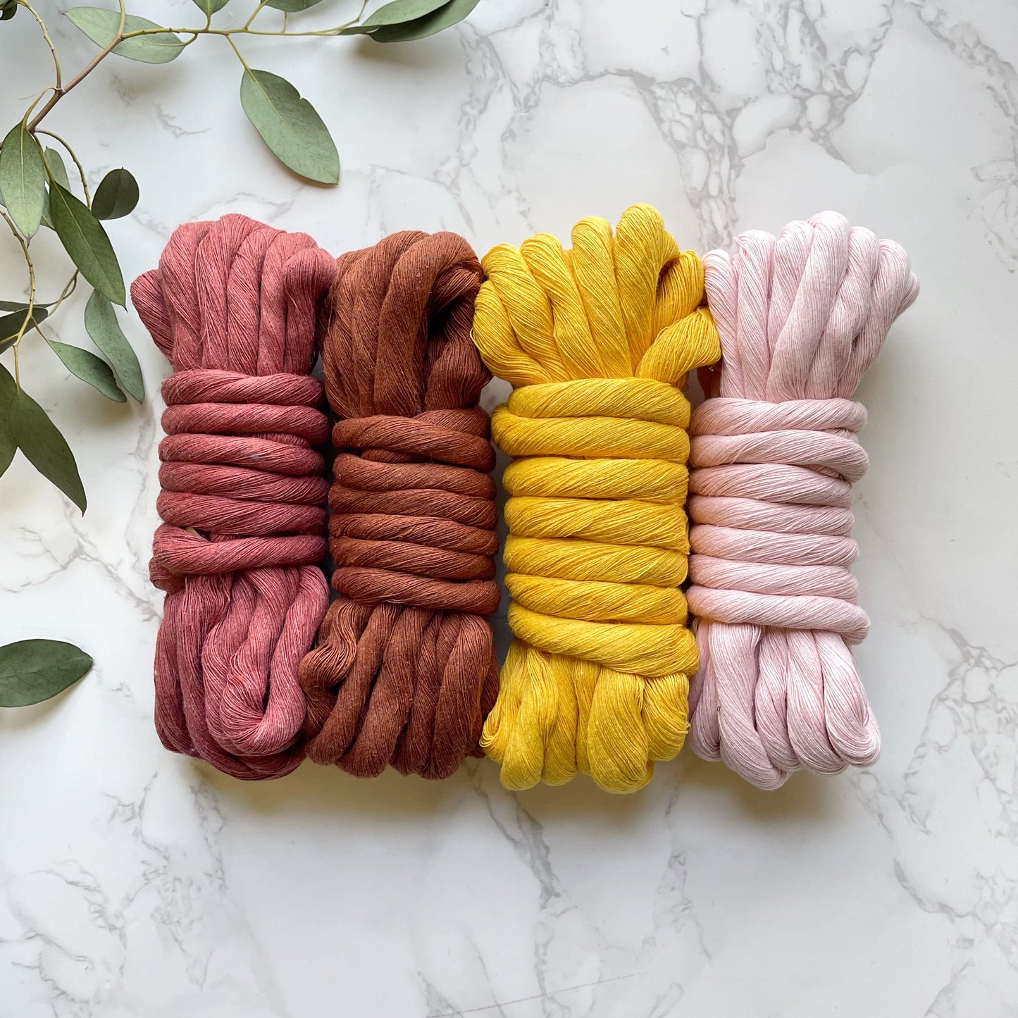 Chunky Colour Cotton String Fibre Bundle
