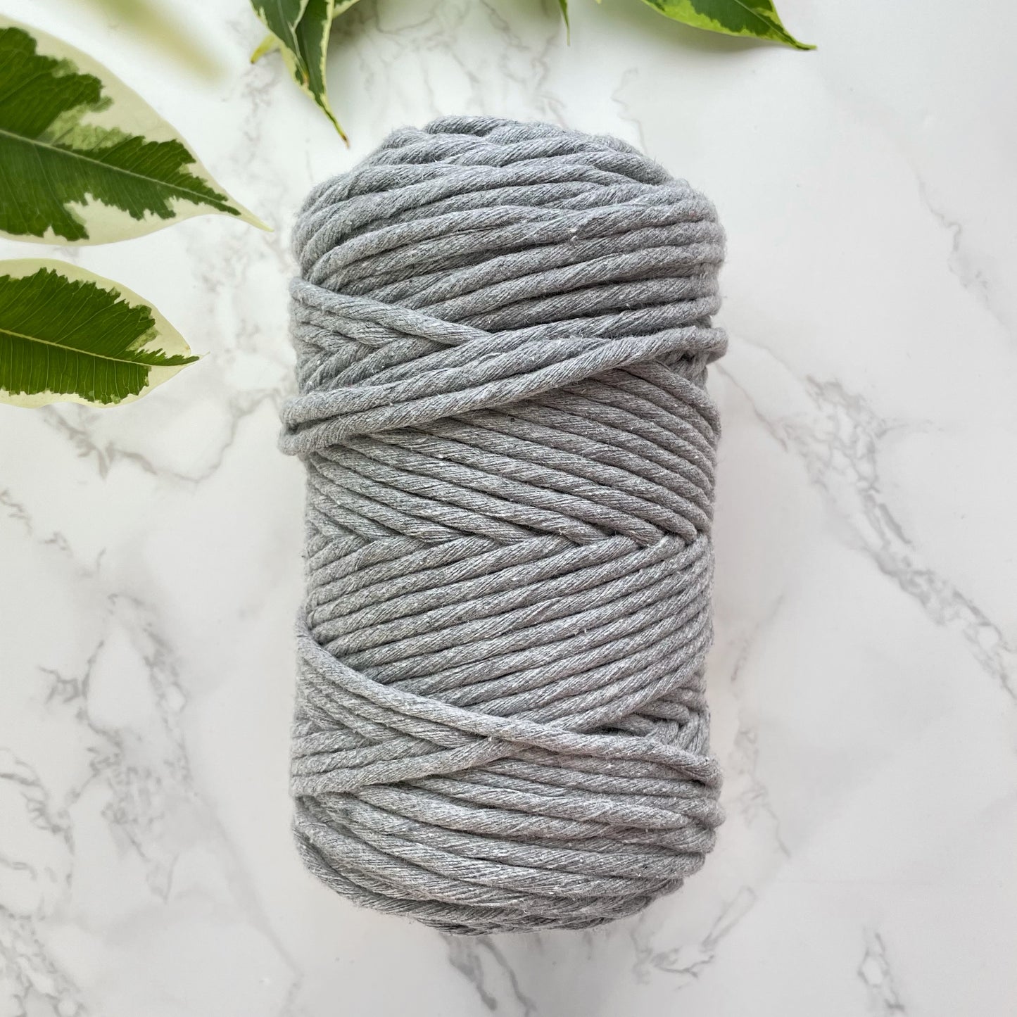 5mm Cotton String - Grey Marl
