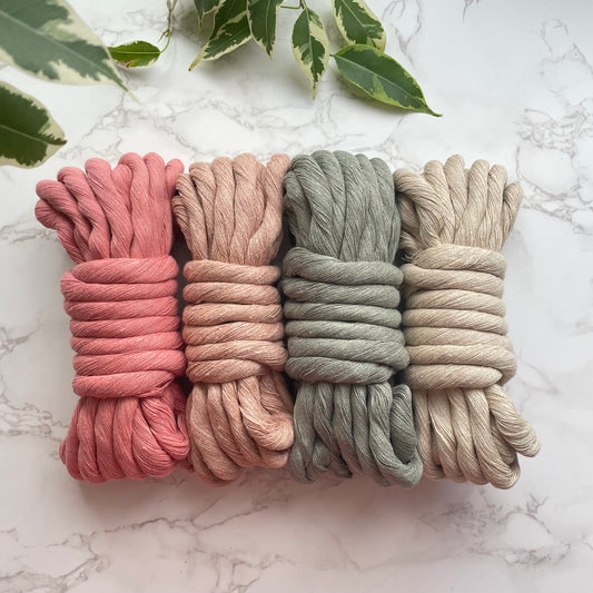 Chunky Colour Cotton String Fibre Bundle