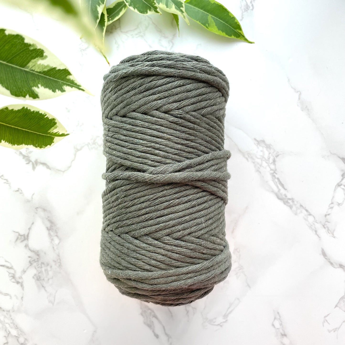 5mm Cotton String - Olive Green