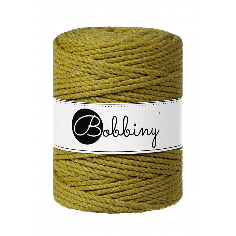 Bobbiny 5mm 'Kiwi' Cotton 3PLY Rope - 100m