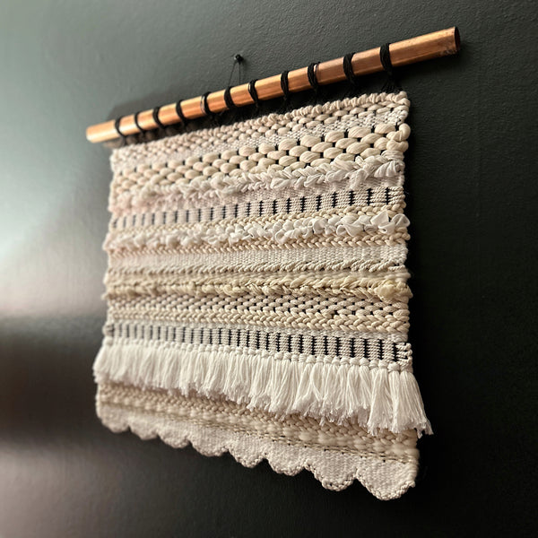 Neutral Pattern Woven Wall Hanging