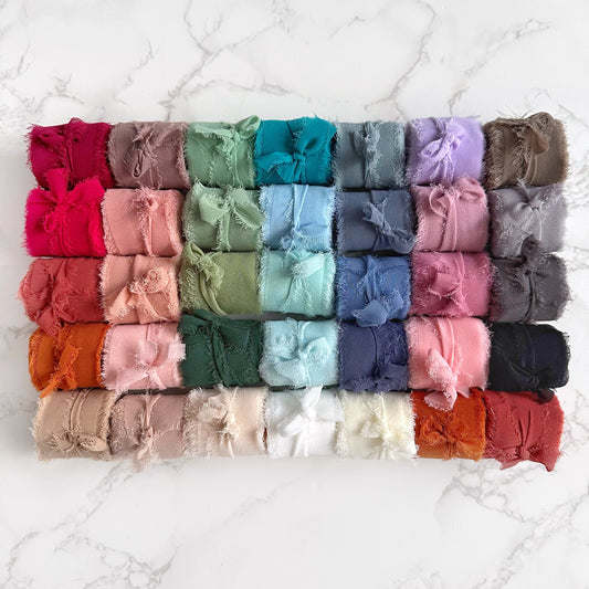 Chiffon Frayed Edge Ribbon