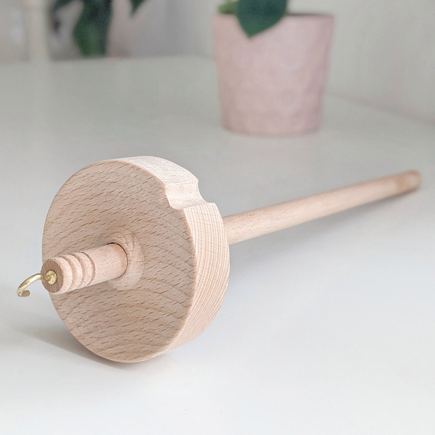 Wooden Drop Spindle - Top Whorl