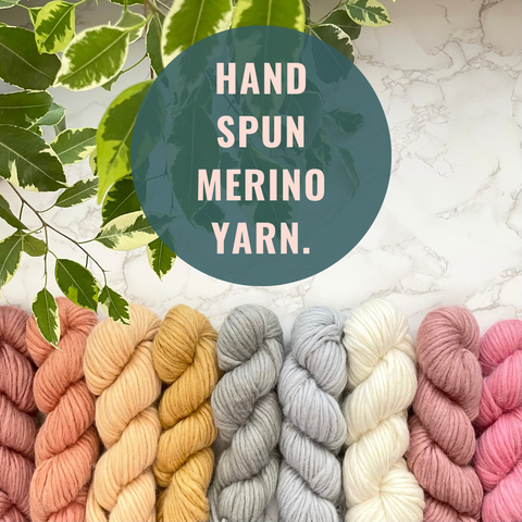 Hand Spun Merino Singles Art Yarn