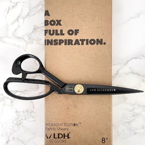LDH 8" & 9” Scissors - Midnight Edition Fabric Shears