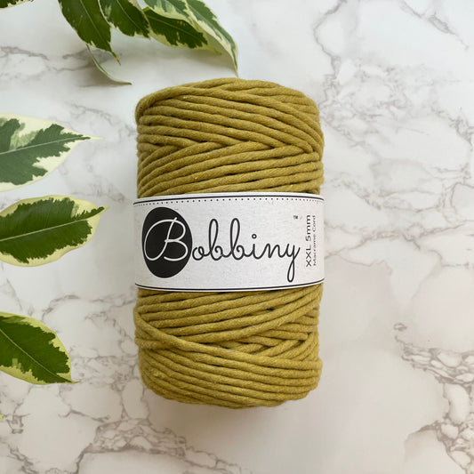 Bobbiny 5mm 'Kiwi' Cotton String - 100m