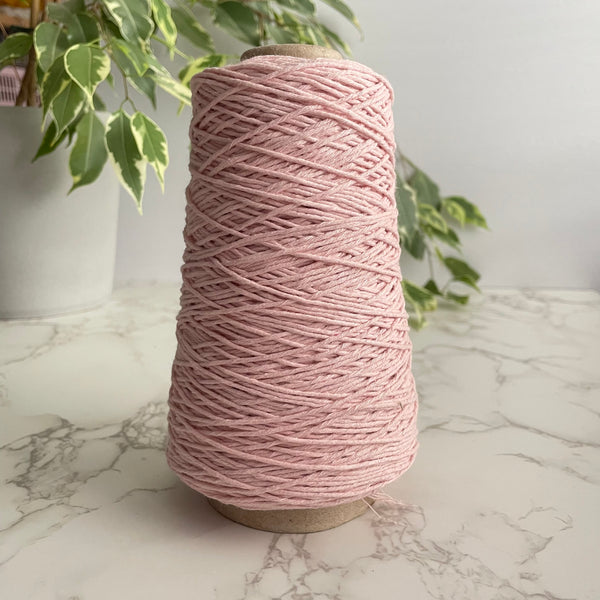 1.5mm Cotton String/Warp - Ballet Pink