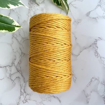 Recycled 5mm Cotton String - Golden Sun