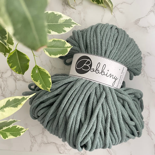 Bobbiny 5mm 'Laurel' Cotton Braided Cord - 100m