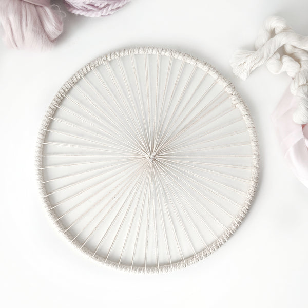 Round Wrapped Weaving Hoops