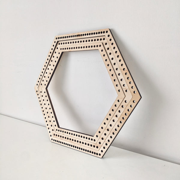 Hexagon Weaving Looms