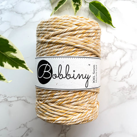 Bobbiny 5mm 'Sunflower' Cotton String - 100m - *Limited Edition*