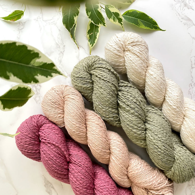 Organic Cotton Hand Spun Slub Yarn