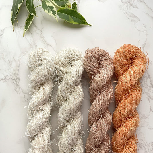 Recycled Linen Hand Spun Yarn